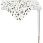 Скатерть 5821 Apelt, зеленый/белый - фото