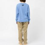 Графический лонгслив HUMAN MADE, синий - фото 8