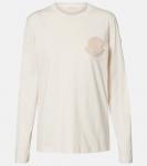 Хлопковая футболка из джерси Moncler - фото