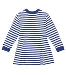 Полосатое платье из хлопкового джерси Dolce&Gabbana, синий - фото 4