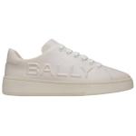 Кроссовки BALLY Raise Logo-embossed Leather Trainers, белый - фото 2