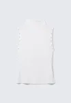 Топ с высоким воротником Weekday, White - фото 4