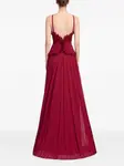 Шелковое макси-платье Elie Saab, красный - фото 3