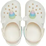 Сабо Crocs Classic IAM Rainbow Unicorn, бежевый - фото 5