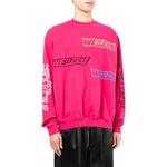 WE11DONE Свитшот унисекс розово-красный Rose Red - фото 4