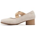 Туфли Мэри Джейн женские бежевый Agsdon - фото