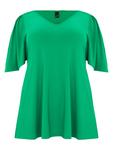 Туника YOEK, зеленый - фото