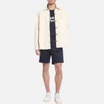 Рубашка Ami Paris Ami De Coeur Logo Patch Overshirt AMIPARIS, бежевый - фото 4