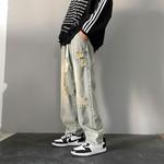 Джинсы унисекс Jcui, желтый - фото 49