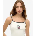 Футболка без рукавов Superdry Athletic Essential Cami, белый - фото 4