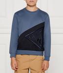 Толстовка детская Guess с вышивкой, черно-синий - фото