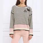 Свитер обычного кроя Liu Jo, экрю - фото