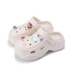 Кломпы женские XMISTUO, 3091-4 Белый [Котёнок и Рыбка] - фото 7