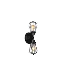 Настенный светильник Tomaso 2 light Cwi Lighting, black - фото