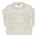 Свитер женский Loewe без рукавов, белый - фото 4