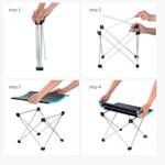 Стол для кемпинга Outdoor Table NATUREHIKE, черный - фото 3