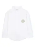 Рубашка с вышитым логотипом SONIA RYKIEL ENFANT, белый - фото