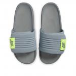 Шлепанцы Nike Offcourt Adjust Slides 'Cool Grey Volt' - фото 4