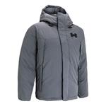 Куртка showdown down jacket 'pitch grey' Under Armour, серый - фото