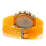 Оранжевые резиновые часы Chronotech, Orange - фото 2
