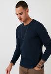 Вязаный свитер CREW NECK Buratti, цвет navy blue - фото 4