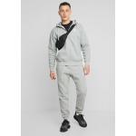 Толстовка на молнии Nike Club Hoodie, темно-серый меланж / матовое серебро - фото 2