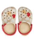 Мюли Crocs Classic Heart Print Clog T 206832, бежевый - фото 5