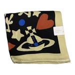 Vivienne Westwood Шелковый  шарф Unisex Black - фото
