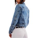 Джинсовая куртка Rumors Free People, индиго - фото 2