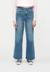 Objrio mae mw noos wide leg Object, Light Blue Denim - фото