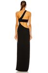 Платье макси Monot Cutout One Shoulder, черный - фото 4