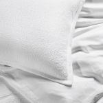 Текстурированная европейская подушка Matelasse Sky, цвет White - фото 6