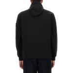 Куртка мужская черная Stone Island, черный - фото 4