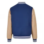 Куртка Urban Classics Big U College bomber, синий - фото 4