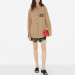 Рубашка женская Burberry с карманами, бежевый - фото 2