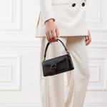 Сумка polished pebble leather tabby shoulder bag 20 Coach, черный - фото 3