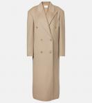 Пальто из кашемира Hariet The Row, Light Pebble - фото