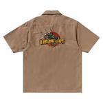 Рубашка BAPE Dragon Embroidery Open Collar Shirt, Beige - фото 2