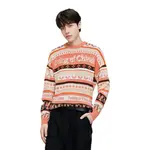 Джемпер Unisex Sunset Orange Jacquard LiNing, оранжевый - фото 5