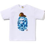 Футболка Bape Abc Camo Milo On Big Ape A BATHING APE, белый - фото