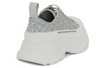 Кроссовки tread slick glitter low sneaker 'silver' Alexander Mcqueen, серебряный - фото 4