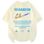 Футболка унисекс WARRIOR, горохово-зелёная - фото