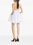 Платье мини с v-образным вырезом PATOU, белый - фото 3