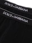 Dolce & Gabbana комплект из двух боксеров с логотипом, черный - фото 4