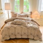 LUOLAI HOME Комплект постельного белья, 150 см, 4 предмета - фото 5