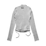 Кардиган Ottolinger Double Closure Rib Cardigan 'Grey', серый - фото 2