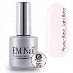 Моделирующая база, Power Base Light Rose, 15 мл EM Nail - фото
