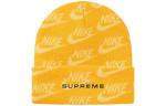 Supreme Вязаная шапка Nike Jacquard, Yellow - фото