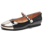 Туфли Мэри Джейн женские Hotwind, бежевый/черный - фото 3