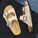 SOBB Слайдеры унисекс цвета хаки, цвет Khaki - фото 5